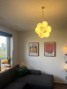 Vintage Sputnik Chandelier attributed to Kaiser Leuchten