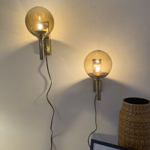 Set of 2 Mejlstrøm Belysning Model 803 Wall Lamps
