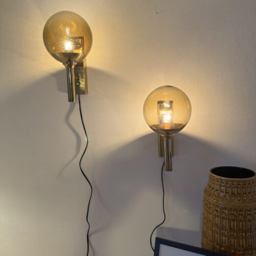 Set of 2 Mejlstrøm Belysning Model 803 Wall Lamps