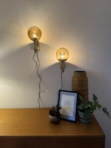 Set of 2 Mejlstrøm Belysning Model 803 Wall Lamps