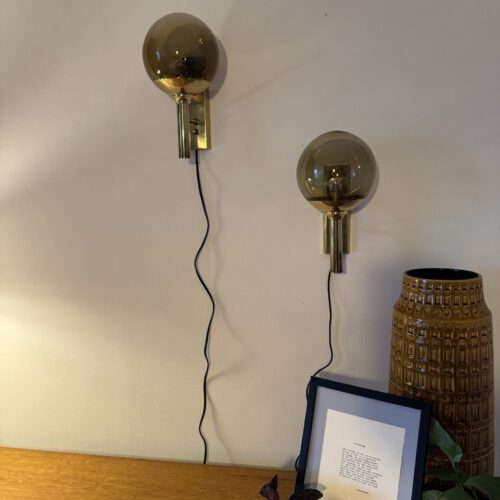 Set of 2 Mejlstrøm Belysning Model 803 Wall Lamps