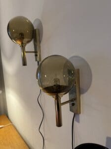 Set of 2 Mejlstrøm Belysning Model 803 Wall Lamps