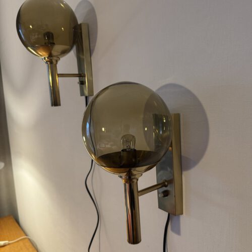 Set of 2 Mejlstrøm Belysning Model 803 Wall Lamps