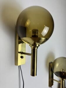 Set of 2 Mejlstrøm Belysning Model 803 Wall Lamps