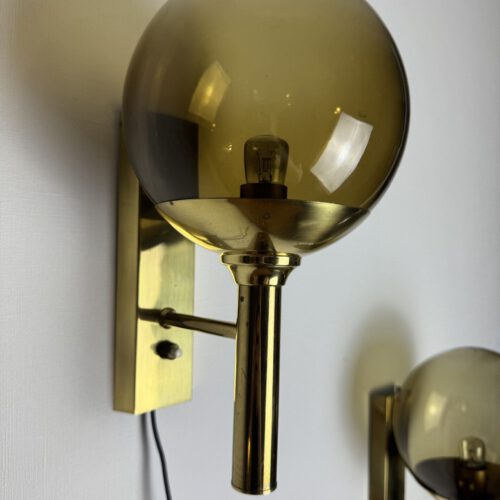 Set of 2 Mejlstrøm Belysning Model 803 Wall Lamps