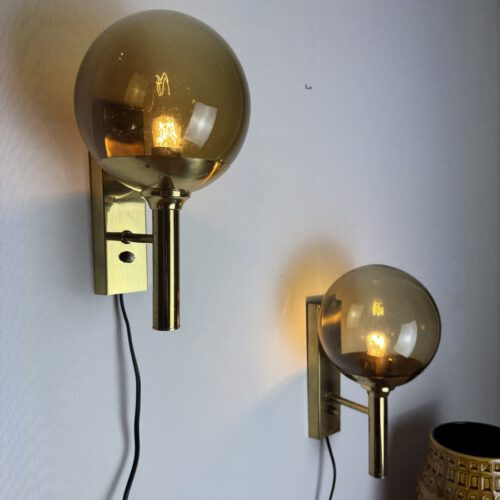 Set of 2 Mejlstrøm Belysning Model 803 Wall Lamps