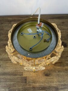 Solken Leuchten Ceiling Light with 20 Glass Flowers