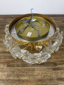 Solken Leuchten Ceiling Light with 20 Glass Flowers