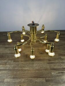 Vintage Gold Ceiling Lamp/Chandelier