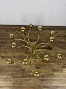 Vintage Gold Ceiling Lamp/Chandelier