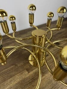 Vintage Gold Ceiling Lamp/Chandelier
