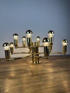 Vintage Gold Ceiling Lamp/Chandelier