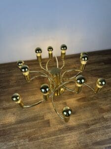 Vintage Gold Ceiling Lamp/Chandelier