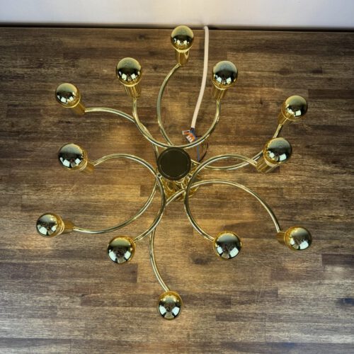 Vintage Gold Ceiling Lamp/Chandelier