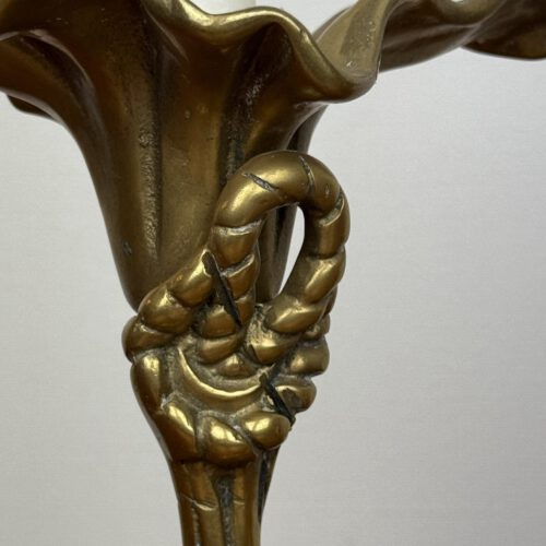Pair of Brass Candlesticks, Italy, 1970s