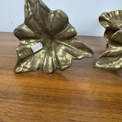 Pair of Brass Candlesticks, Italy, 1970s
