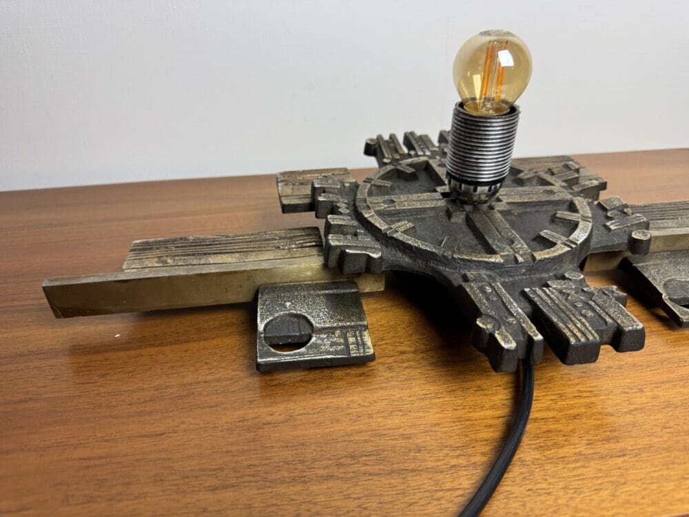 img_8019 Brutalist Wall Lamp, Olaf Joa, Norway