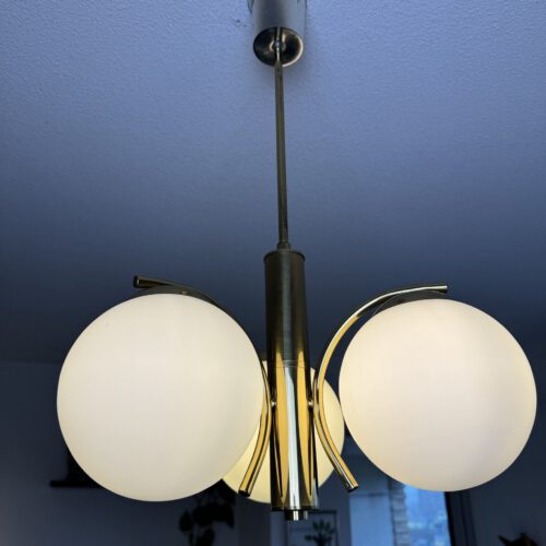 Vintage Regency-Style Lamp Glass