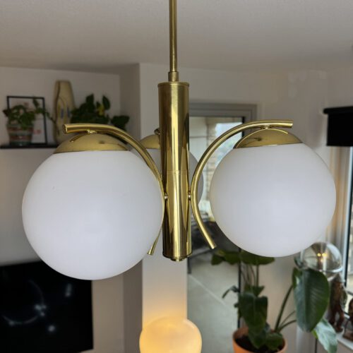 Vintage Regency-Style Lamp Glass