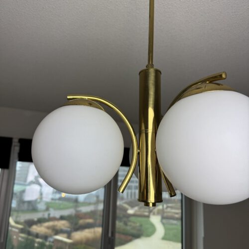 Vintage Regency-Style Lamp Glass
