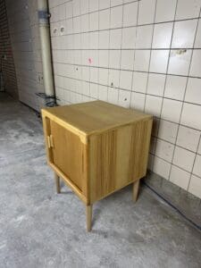 Vintage Silkeborg Denmark Drinks or Nightstand Cabinet