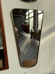 Vintage 1960s Asymmetrical Mirror