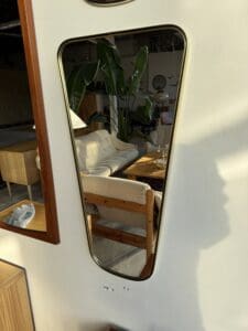 Vintage 1960s Asymmetrical Mirror
