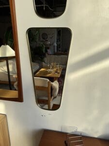 Vintage 1960s Asymmetrical Mirror