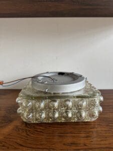Vintage 1960s Bubble Ceiling Light