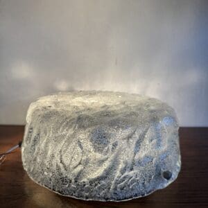 Vintage “Ice Glass” Ceiling Light