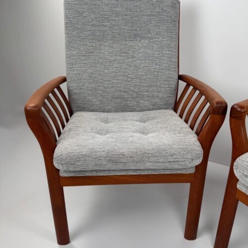 Pair of Easy Chairs, Schou Andersen Møbelfabrik, Denmark, 1960s