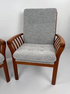Pair of Easy Chairs, Schou Andersen Møbelfabrik, Denmark, 1960s
