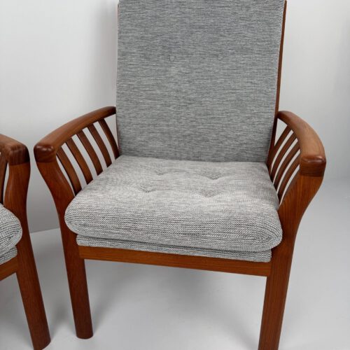 Pair of Easy Chairs, Schou Andersen Møbelfabrik, Denmark, 1960s