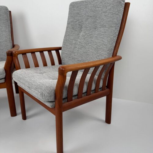 Pair of Easy Chairs, Schou Andersen Møbelfabrik, Denmark, 1960s