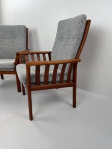 Pair of Easy Chairs, Schou Andersen Møbelfabrik, Denmark, 1960s