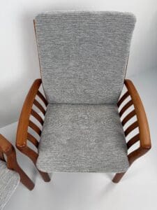Pair of Easy Chairs, Schou Andersen Møbelfabrik, Denmark, 1960s