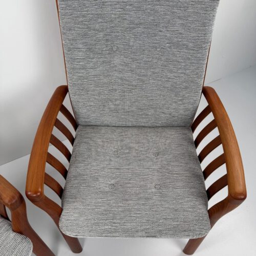 Pair of Easy Chairs, Schou Andersen Møbelfabrik, Denmark, 1960s