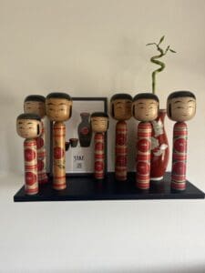 Vintage Japanese Kokeshi Dolls - Large - 32CM