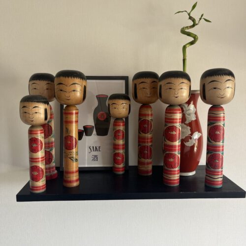 Vintage Japanese Kokeshi Dolls - Large - 32CM