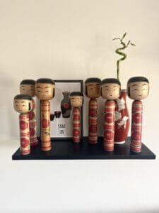 Vintage Japanese Kokeshi Dolls - Large - 32CM