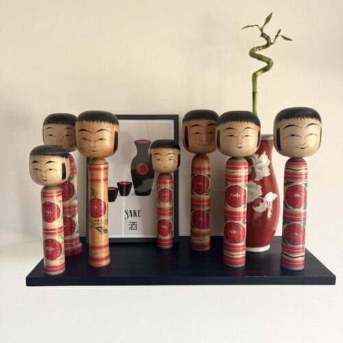 Vintage Japanese Kokeshi Dolls - Large - 32CM