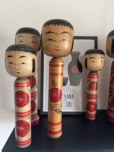 Vintage Japanese Kokeshi Dolls - Large - 32CM