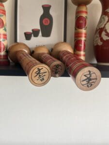 Vintage Japanese Kokeshi Dolls - Large - 32CM
