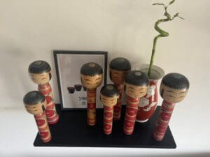 Vintage Japanese Kokeshi Dolls - Large - 32CM
