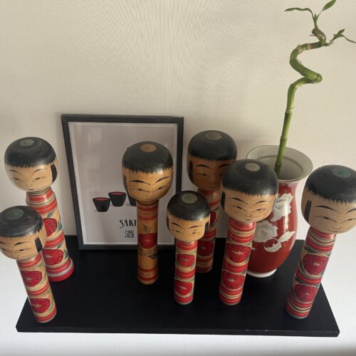 Vintage Japanese Kokeshi Dolls - Large - 32CM