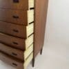 Danish Teak Bow-Front Chest of Drawers