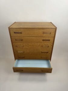 Vintage Danish Oak Chest of Drawers