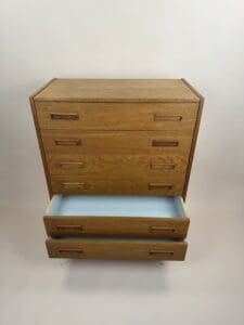 Vintage Danish Oak Chest of Drawers