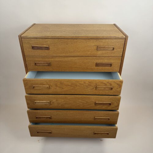 Vintage Danish Oak Chest of Drawers
