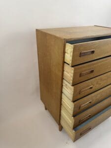 Vintage Danish Oak Chest of Drawers